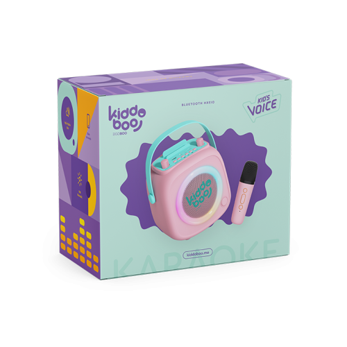 Kiddoboo KidsVoice BT Speaker & Mic Pink