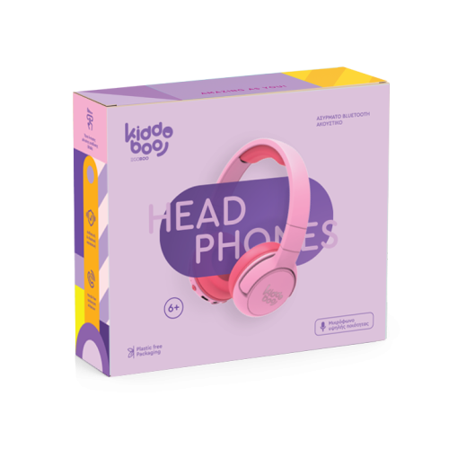 Kiddoboo Bluetooth Headphones Flamingo (Pink) Kiddoboo Bluetooth Headphones Flamingo (Pink)