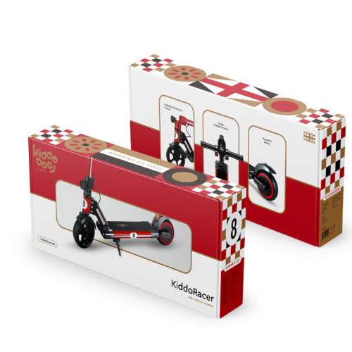 Kiddoboo E-Scooter KiddoRacer Red Kiddoboo E-Scooter KiddoRacer Red