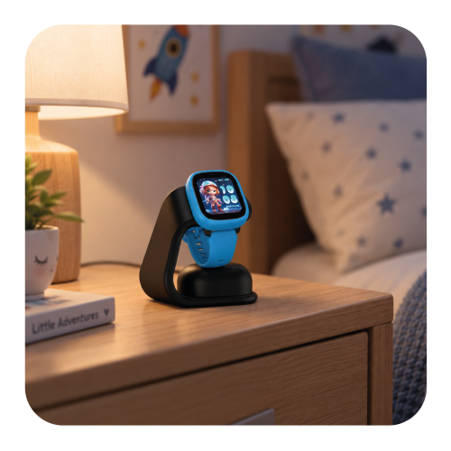 Kiddoboo WatchMe Charging Stand Black