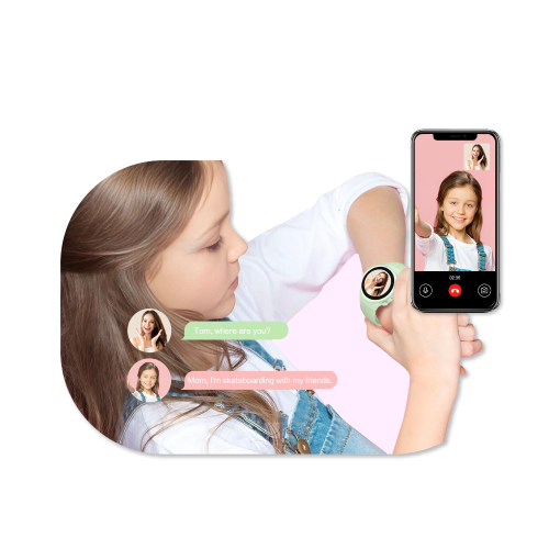 Kiddoboo x Lagenio WatchMe 4G K5 Pink/Mint Kiddoboo x Lagenio WatchMe 4G K5 Pink/Mint