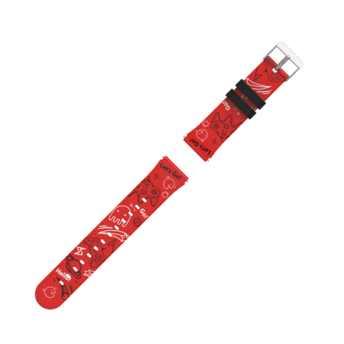 Kiddoboo Strap Space Red