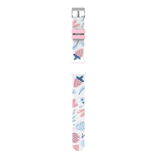 Kiddoboo Strap Strawberry White