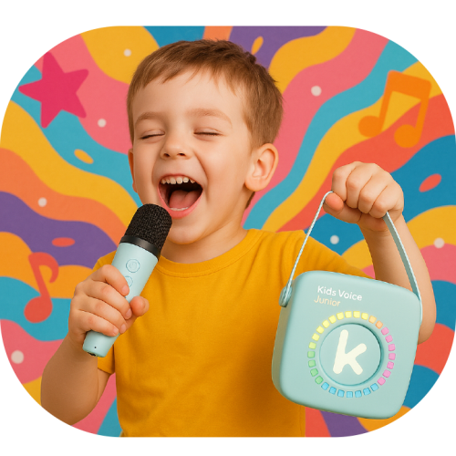 Kiddoboo mini Karaoke Speaker & Mic Pink + NikoletaTV Kiddoboo mini Karaoke Speaker & Mic Pink + NikoletaTV